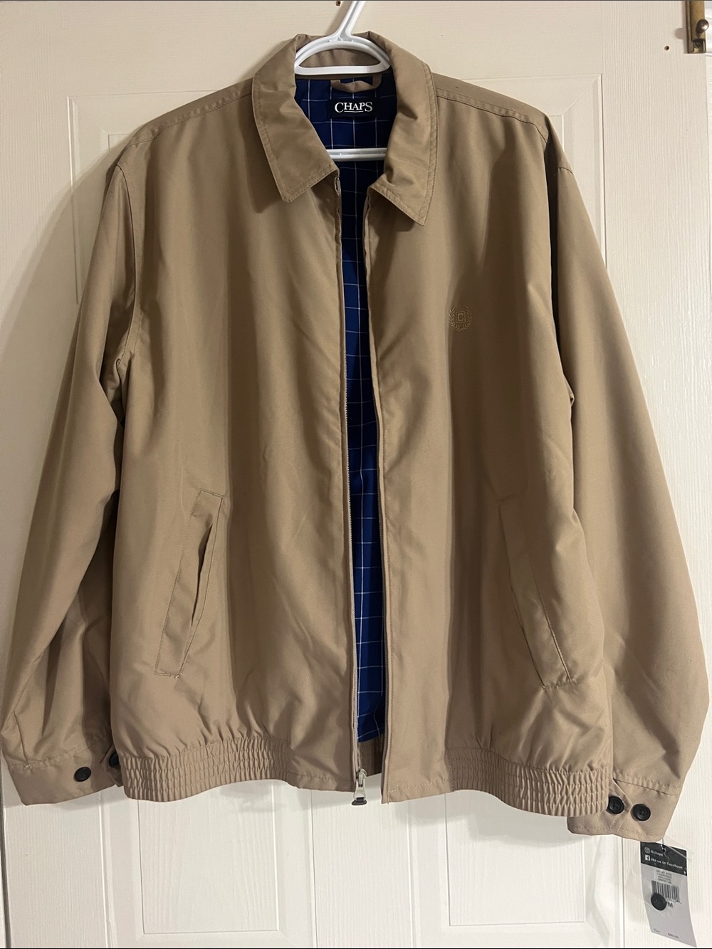 Chaps Men’s Khaki Lightweight Jacket